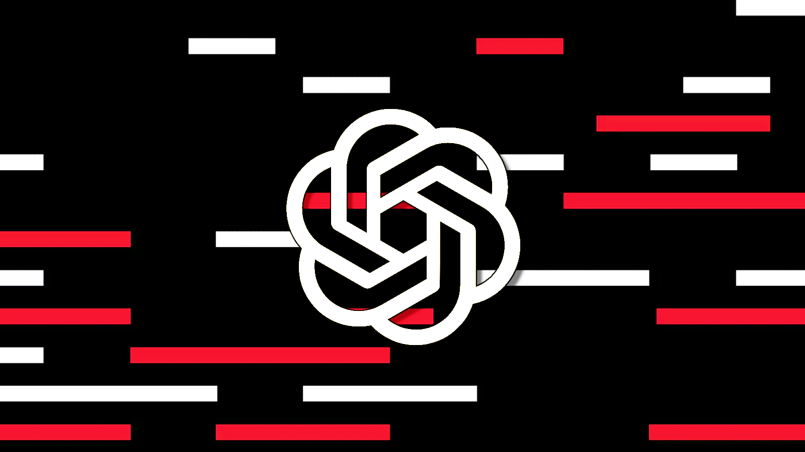 شعار OpenAI على شاشة هاتف تعرض تطبيق ChatGPT، مع تصور إعلان مرئي أثناء توليد الصور